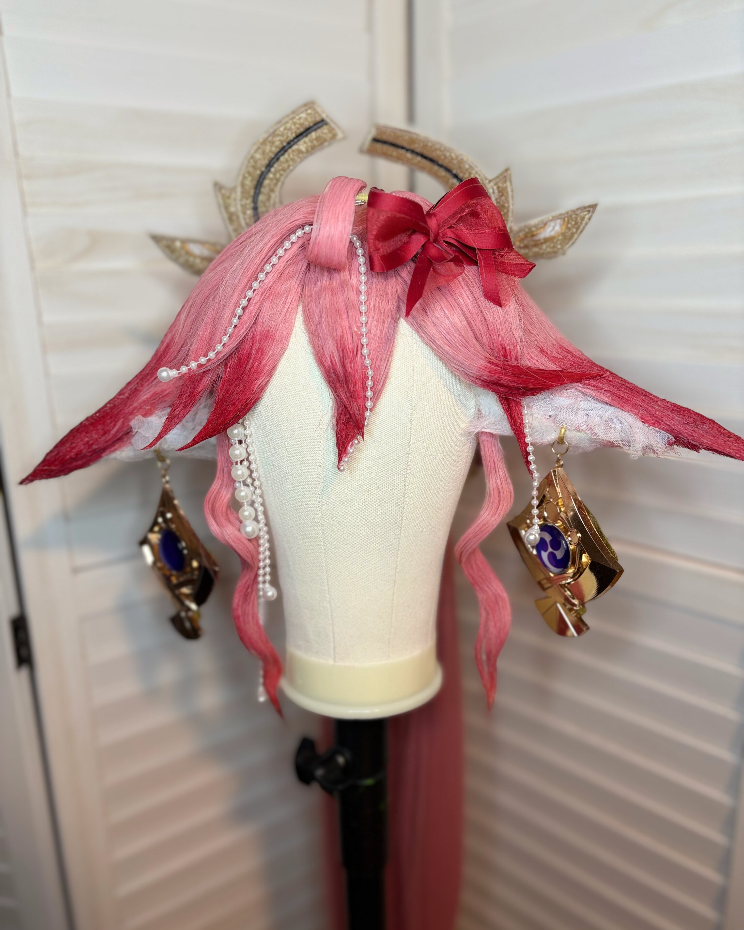Custom Handmade Yae Miko Cosplay Wig