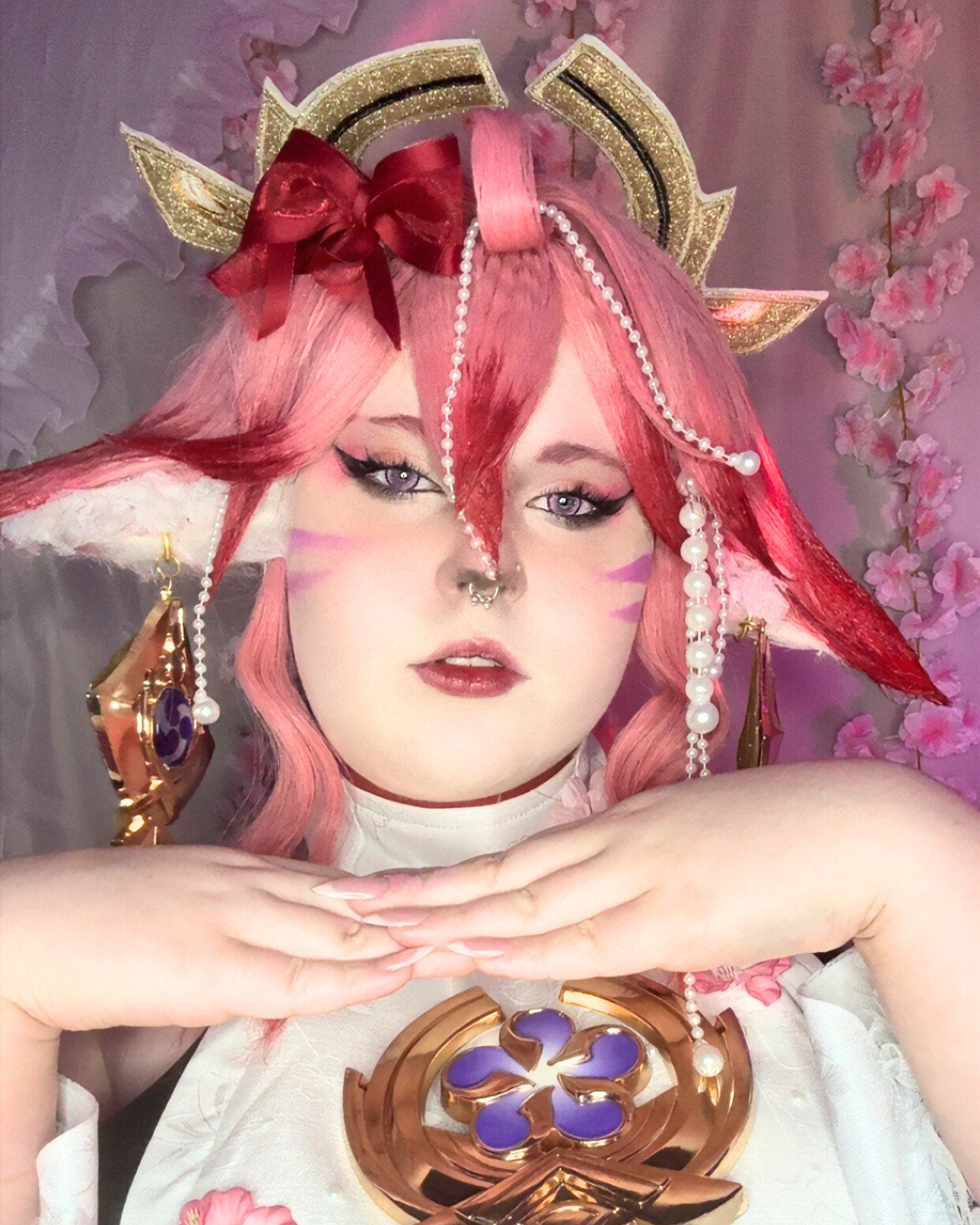 Custom Handmade Yae Miko Cosplay Wig