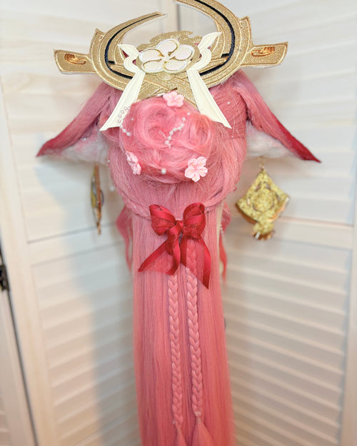 Custom Handmade Yae Miko Cosplay Wig